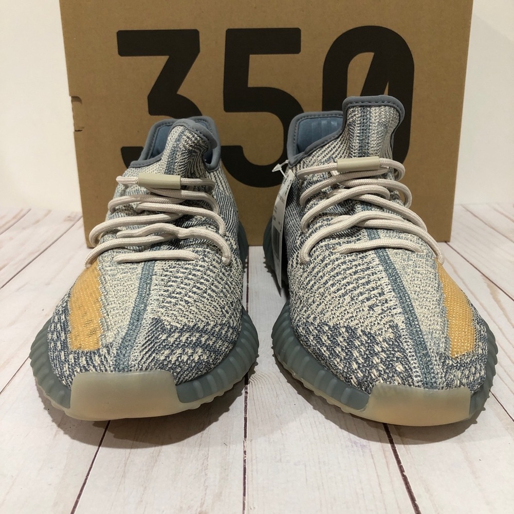 🔴SOLD🔴Mens Adidas Yeezy Boost 350 V2 Israfil - Picture 2 of 13